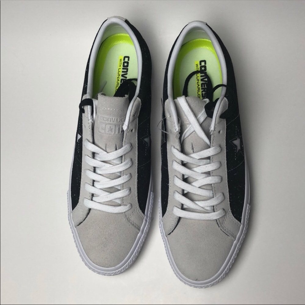 Converse One Star Pro Suede Ox Black and White - Picture 3 of 8